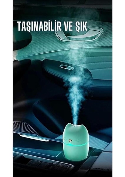 Kedi Şekilli Hava Nemlendirici Taşınabilir Buhar Makinesi Aroma Difüzörü H2O TP-1005 modelleri