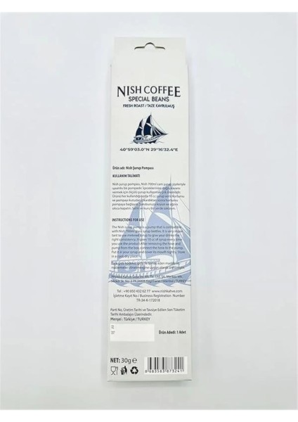 Nish Şurup Pompası 700 ml modelleri