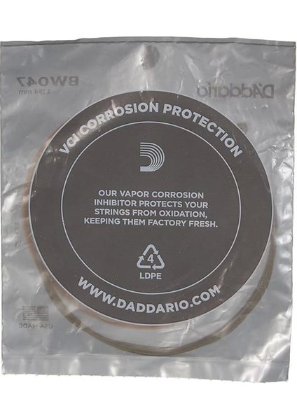 D'addario BW047 Akustik Tek Tel, 80/20 Bronze Wound, 047, (Mi) Pak fırsatları