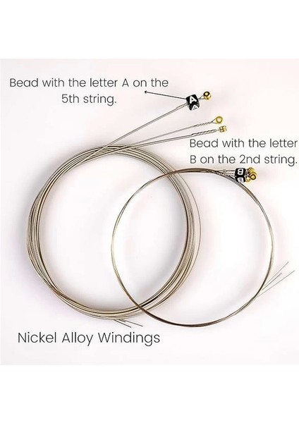 Strings Coated Seri Elektro Gitar Teli – Uzun Ömürlü, Parlak Ton, Yüksek Dayanıklılık (10-52