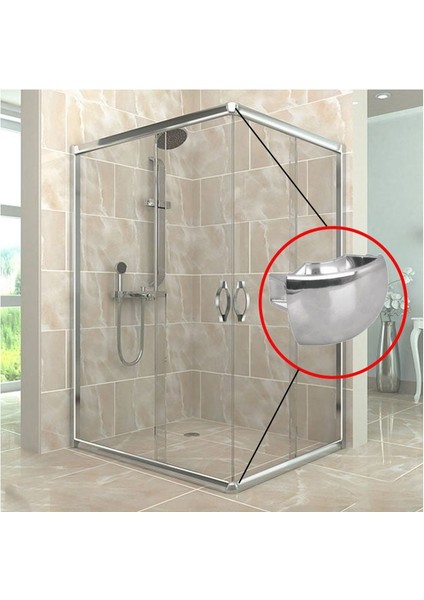 Ayrıntıshop Duşakabin Köşe Plastik Takozu Lüx Seri 2 Adet indirimleri