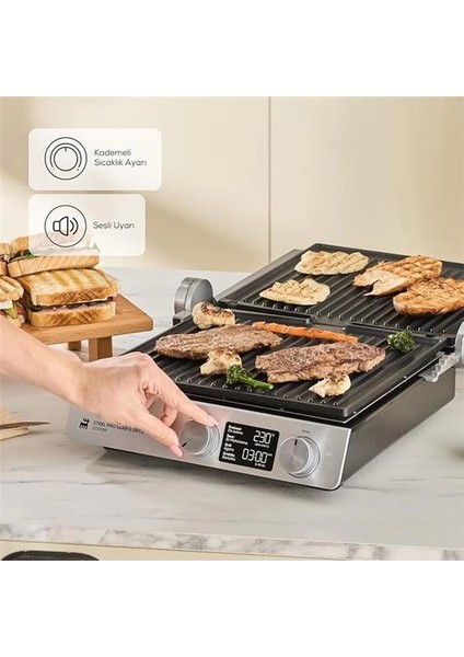 Compact Steel Pro Sear&grill Inox 2007 Iz. ve T. Mak. indirimleri