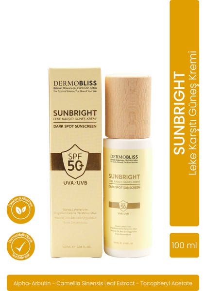 Dermobliss Sunbrıght Leke Karşıtı Güneş Kremi 100 ml