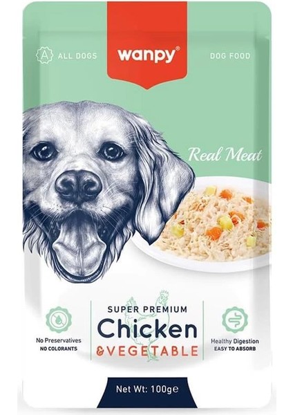 Tavuk&sebze Yaş Köpek Maması 100 G