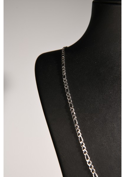 3'e 1 Figaro Model Erkek Çelik Zincir Kolye 3 mm fırsatları