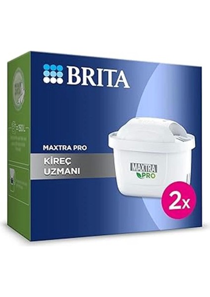 Brıta Maxtra Pro Kireç Uzmanı Yedek Su Arıtma Filtresi 2'li