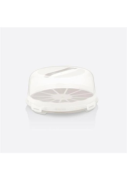 Kek Taşıma Kabı, Bpa Içermeyen Plastik, Saplı ve Kilitli Kek Fanusu, Taşınabilir ve