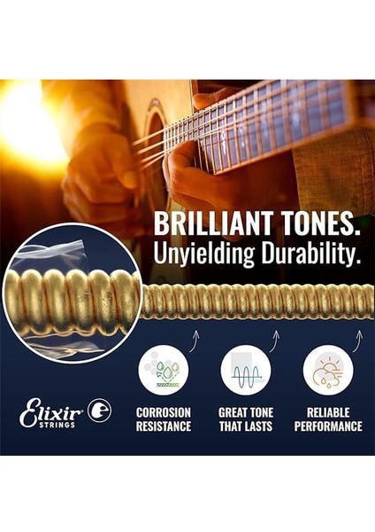 16002 Nanoweb Phosphor Bronze Akustik Gitar Teli (10-47) modelleri