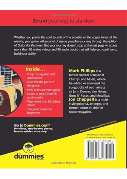 Guitar For Dummies fiyatları