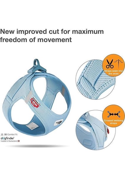 Vest Harness Clasp Air-Mesh Skyblue L fiyatları