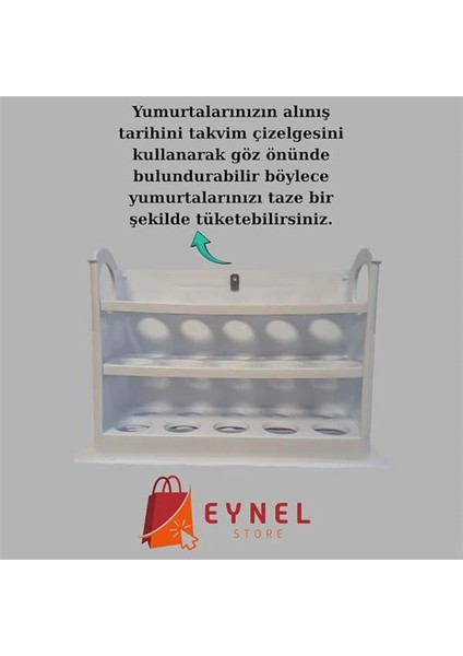 3 Katlı Yumurtalık Buzdolabı Organizeri Saklama Kabı 30 Bölmeli Raflı Yumurta Kutusu Düzenleyici (1 fırsatları