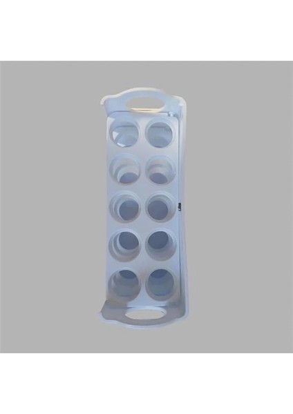 3 Katlı Yumurtalık Buzdolabı Organizeri Saklama Kabı 30 Bölmeli Raflı Yumurta Kutusu Düzenleyici (1