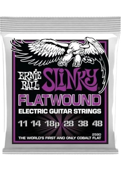 Power Slinky Flatwound Elektro Gitar Telleri 11-48 Ayar (P02590) indirimleri