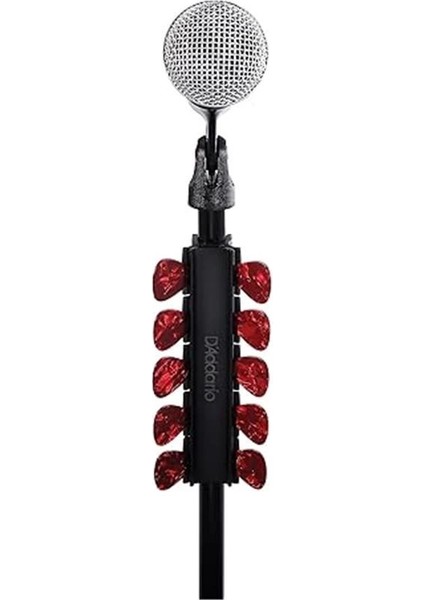 D'addario Accessories Mikrofon Standı Alma Tutacağı - Mikrofon Standları Için Gitar Tutucu - Her indirimleri