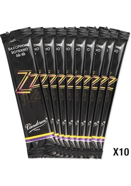 SR403 Soprano Sax Zz Reeds Strength 3; 10'lu Kutu fırsatları