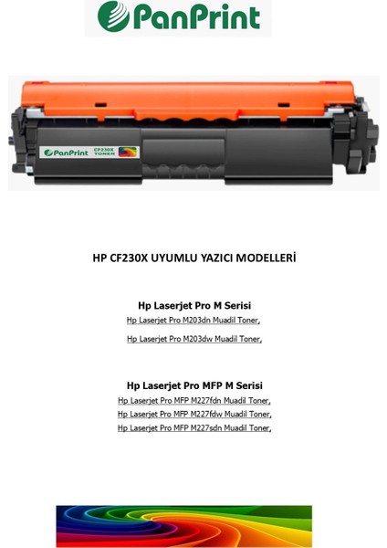 Hp Laserjet Pro Mfp M227FDW Muadil Toner Yüksek Kapasiteli (5000 Sf.) fiyatları