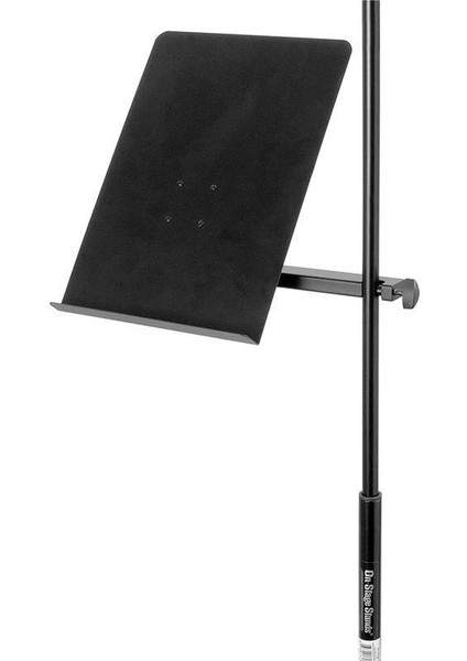 On-Stage U-Mount Sıkıştırmalı Kitap Plakası MSA7011 Exlibris Için U Sabitleme Mandalı Siyah