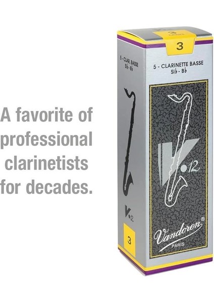 CR623 Bas Klarnet V.12 Sazlık Gücü 3; 5'li Kutu fiyatları