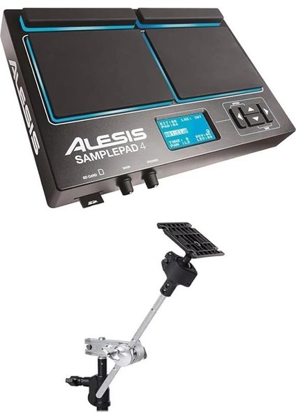 Alesis Samplepad 4 ve Module Mount - 4 Hızlı Padli Elektronik Perküsyon ve Tetikleyici Enstrümanı