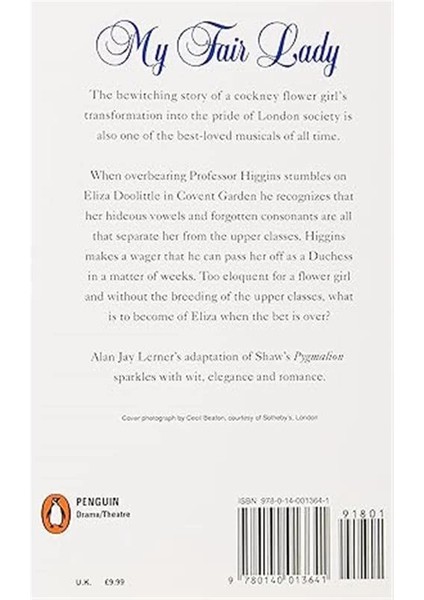 My Fair Lady: Musical Play In Two Acts Based On "pygmalion" By Bernard Shaw fırsatları