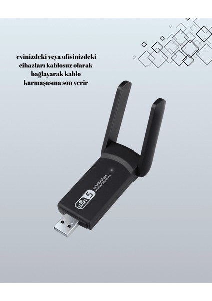 USB Wifi Adaptör – 1200 Mbps Hız modelleri