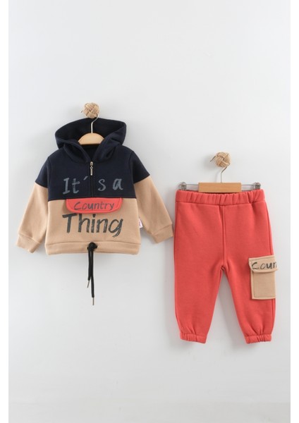 Bebek Kanguru Sweat Eşofman Takım (9-12-18 Ay)