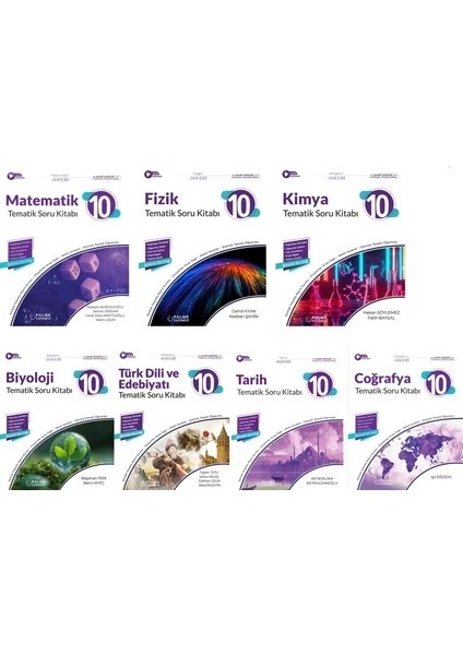 Palme Yayınları 10. Sınıf Tüm Dersler Tematik Soru Kitabı Seti Yeni