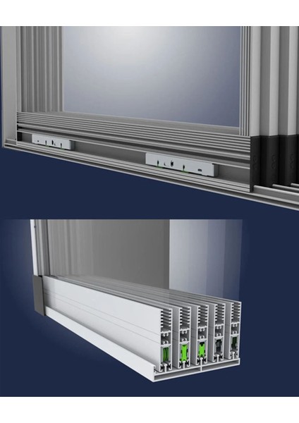 Ayrıntıshop Sürgülü Cam Balkon Eşilki Alt Teker 4 Adet modelleri