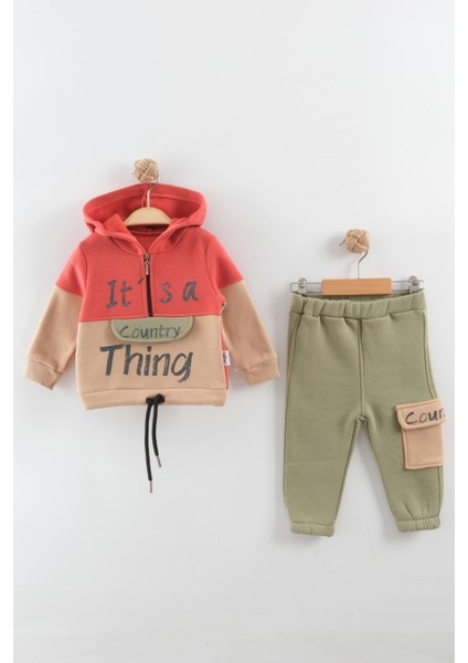 Bebek Kanguru Sweat Eşofman Takım (9-12-18 Ay)