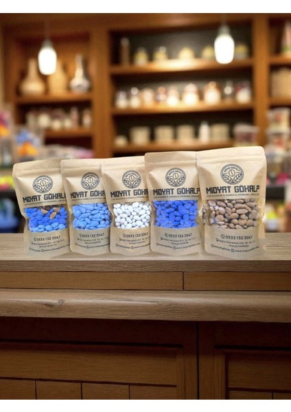 Midyatgökalp Mardin Yöresel Badem Şekeri Mavi 250 gr