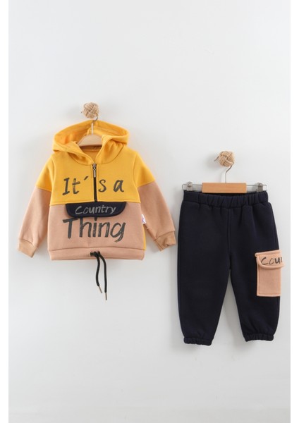 Bebek Kanguru Sweat Eşofman Takım (9-12-18 Ay)