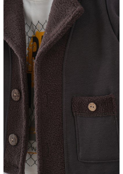 Erkek Bebek Kaşe Kaban 3'lü Takım (9-12-18 Ay) fiyatları