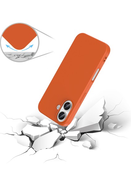 Apple iPhone 17 ile Uyumlu Kapak Içi Kadife Lüx Lansman Silikon Kılıf - Siyah