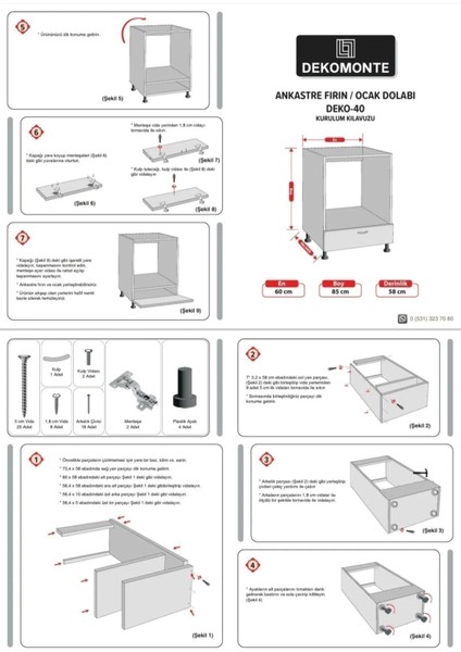 Açık Ankastre Siyah Kulp - Çam indirimleri