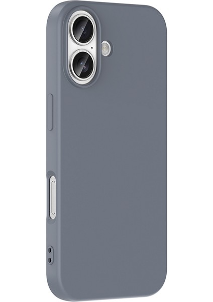 Caseworld Apple iPhone 17 ile Uyumlu Kapak Içi Kadife Lüx Lansman Silikon Kılıf - Gri fiyatları