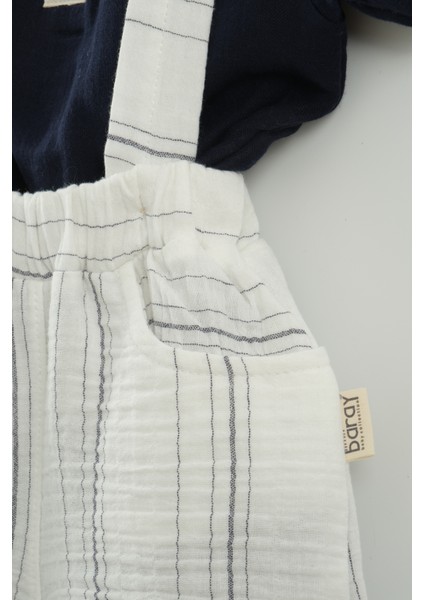 Erkek Bebek Gömlek, Tişört ve Askılı Şort 3’lü Takım (9-12-18-24 Ay) fırsatları