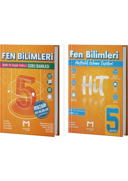 Mozaik 5. Sınıf Fen Bilimleri Soru Bankası + Hit Deneme Seti Moza