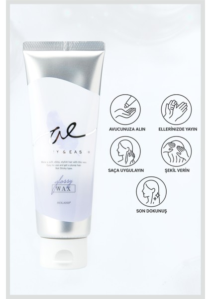 Airy & Easy Glossy Wax Parlak ve Esnek Saç Şekillendirici fırsatları
