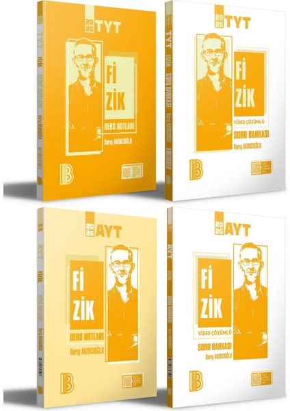 2026 Benim Hocam Tyt - Ayt Fizik Ders Notları - Soru Bankası Seti