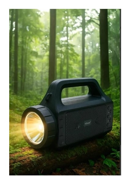 KTS-2031 Dış Mekan 3 Inç Güneş Enerjili El Feneri Rgb Kablosuz Bluetooth Hoparlör modelleri