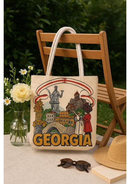 Dokuma Goblen Heybe Georgia Çanta