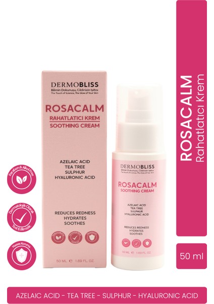 Dermobliss Rosacalm Rahatlatıcı Krem 50 ml