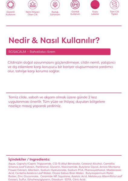 Dermobliss Rosacalm Rahatlatıcı Krem 50 ml indirimleri