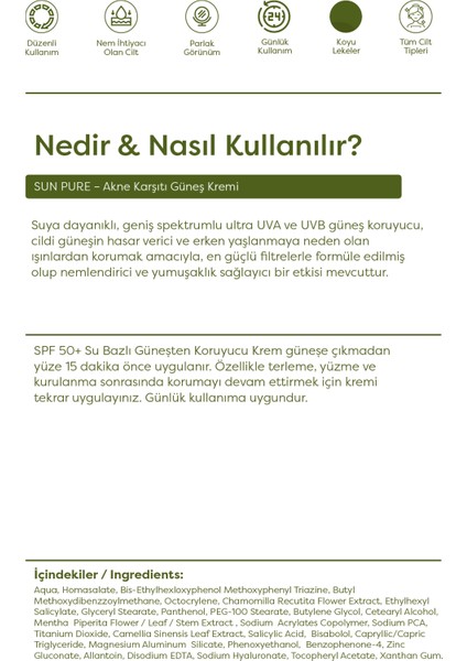 Dermobliss Sunpure Akneli Ciltler Için Güneş Kremi 100 ml fırsatları