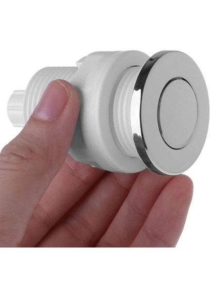 Ayrıntıshop Jakuzi Hava Buton Düğmesi Krom 1 adet