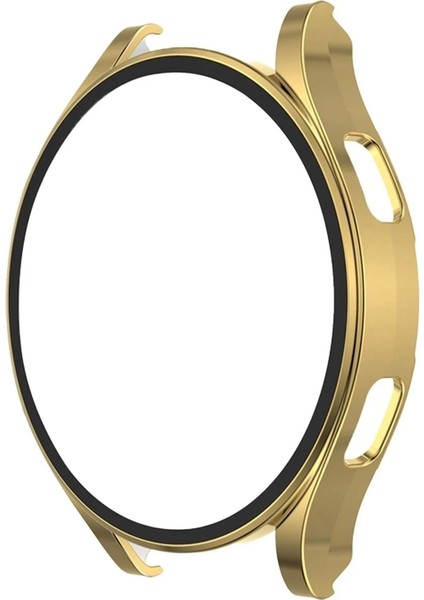 Watch 5 Pro 45MM Wall Camlı Kasa Ekran Koruyucu - GOLD-(5796)
