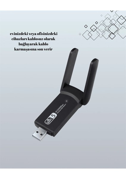 USB 3.0 Wireless Adaptör – 2.4ghz & 5ghz Destekli modelleri