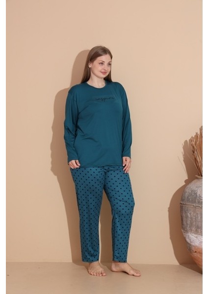 20710 Bayan Battal Milan Pijama Takım