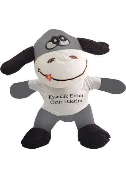 Oyuncak Peluş Eşek Eşeklik Ettim Tişörtlü - Lisinya