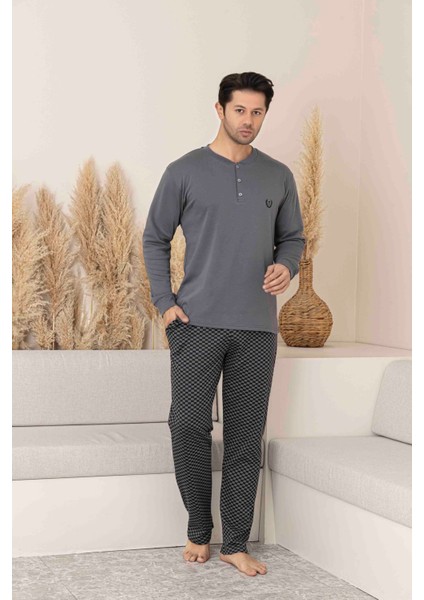 Baba Oğul Kombin Yapılabilir Uzun Kollu Interlok Aile Bağı Pijama TAKIMI-4100 modelleri